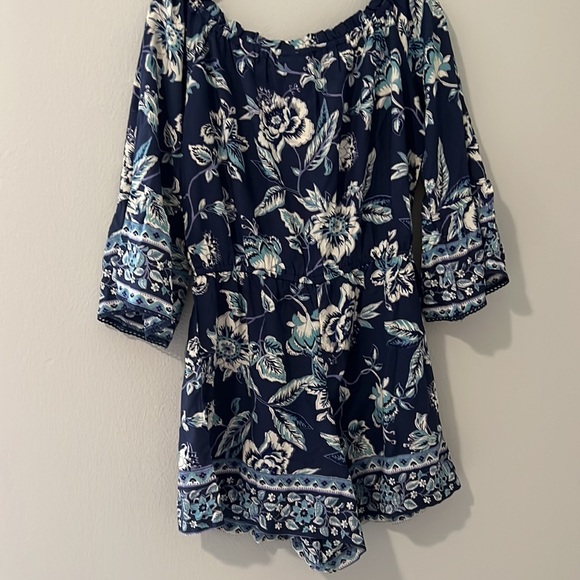 Angie Blue Romper - Picture 5 of 5